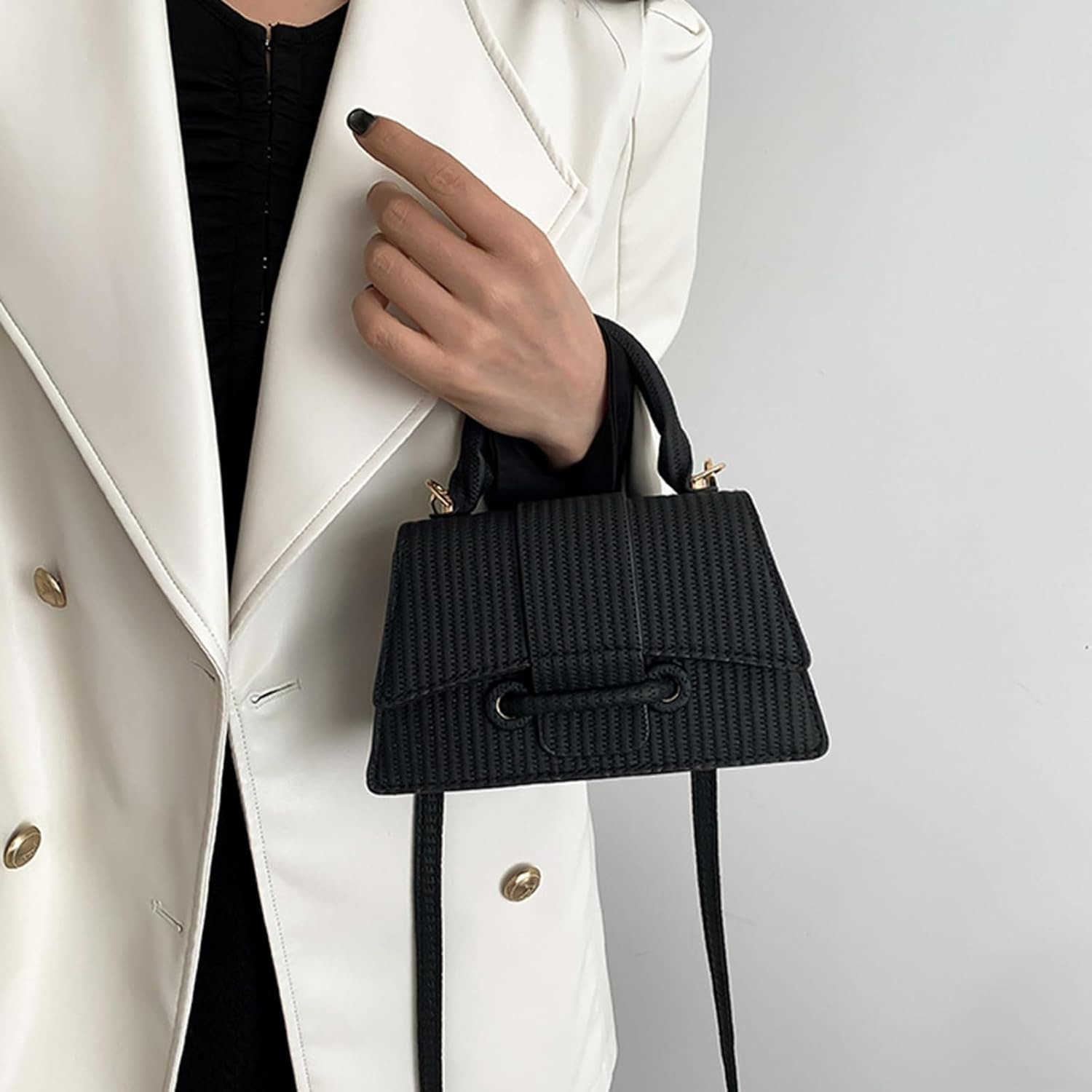 Mini Handbag Purse for Women PU Leather Top Handle Evening BagCute Small Crossbody Clutch WalletW250913