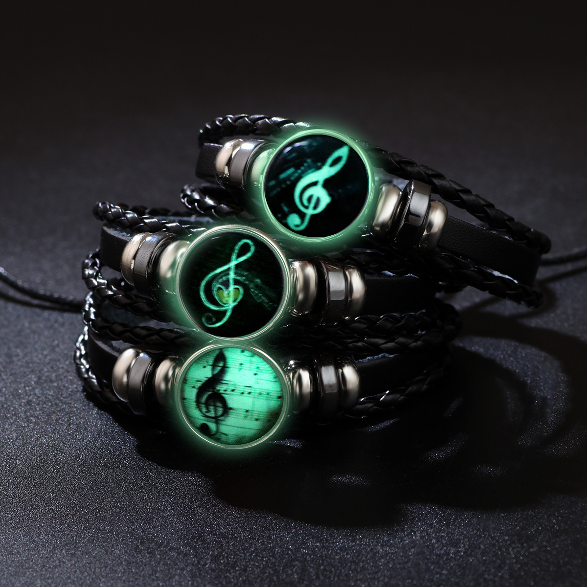 New Musical Note Luminous Bracelet for Men and Women, Korean Style Trendy Personality Jewelry, Birthday Gift, Fashionable ddmymoon