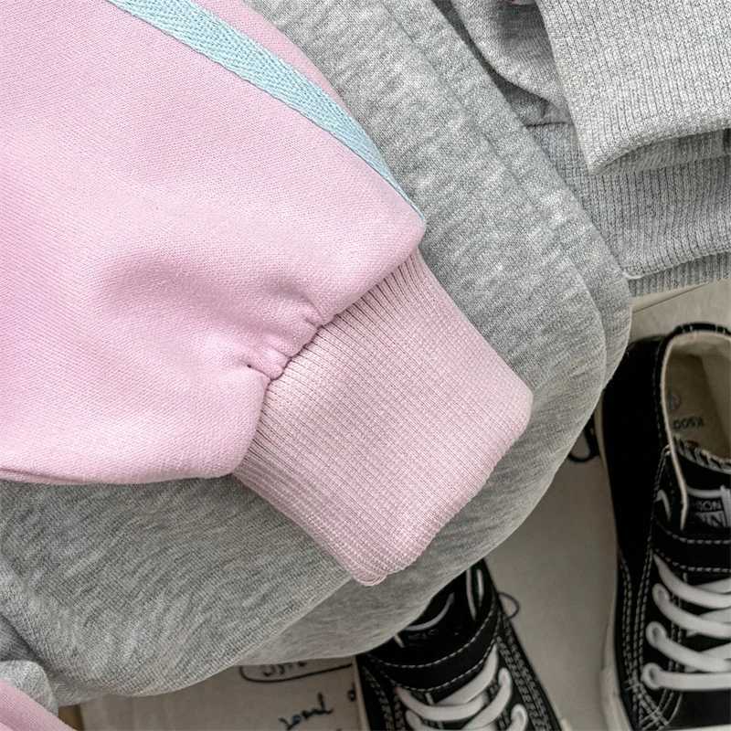 Boys Girls Autumn Sets Childrens Spring Clothes Suit Kids Fashion SweatshirtsPants 2Pcs Outfits Teenager Sports Clothing 114Y C250913