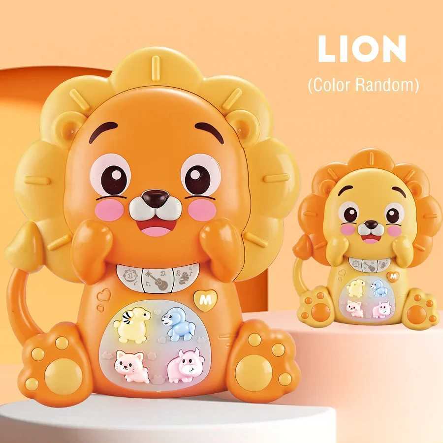 Multifunctional Baby Music Toy Electronic Cartoon Animal Music Keyboard with Lighting ParentChild Interactive Sensory Toys C250913