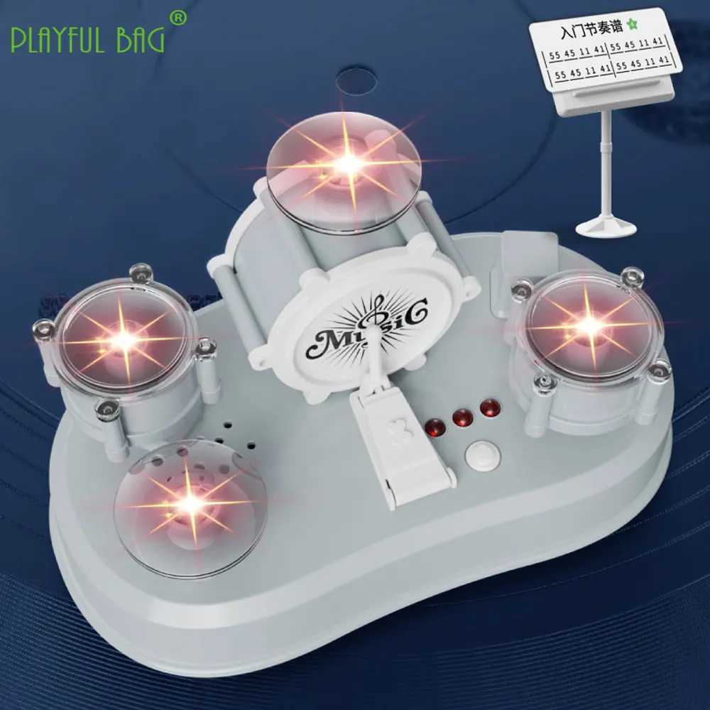 Electric Creative Finger Drum Mini Touch Desktop Drum Set Kids Music Learning Toys Funny Game Christmas Gifts VG239 C250913