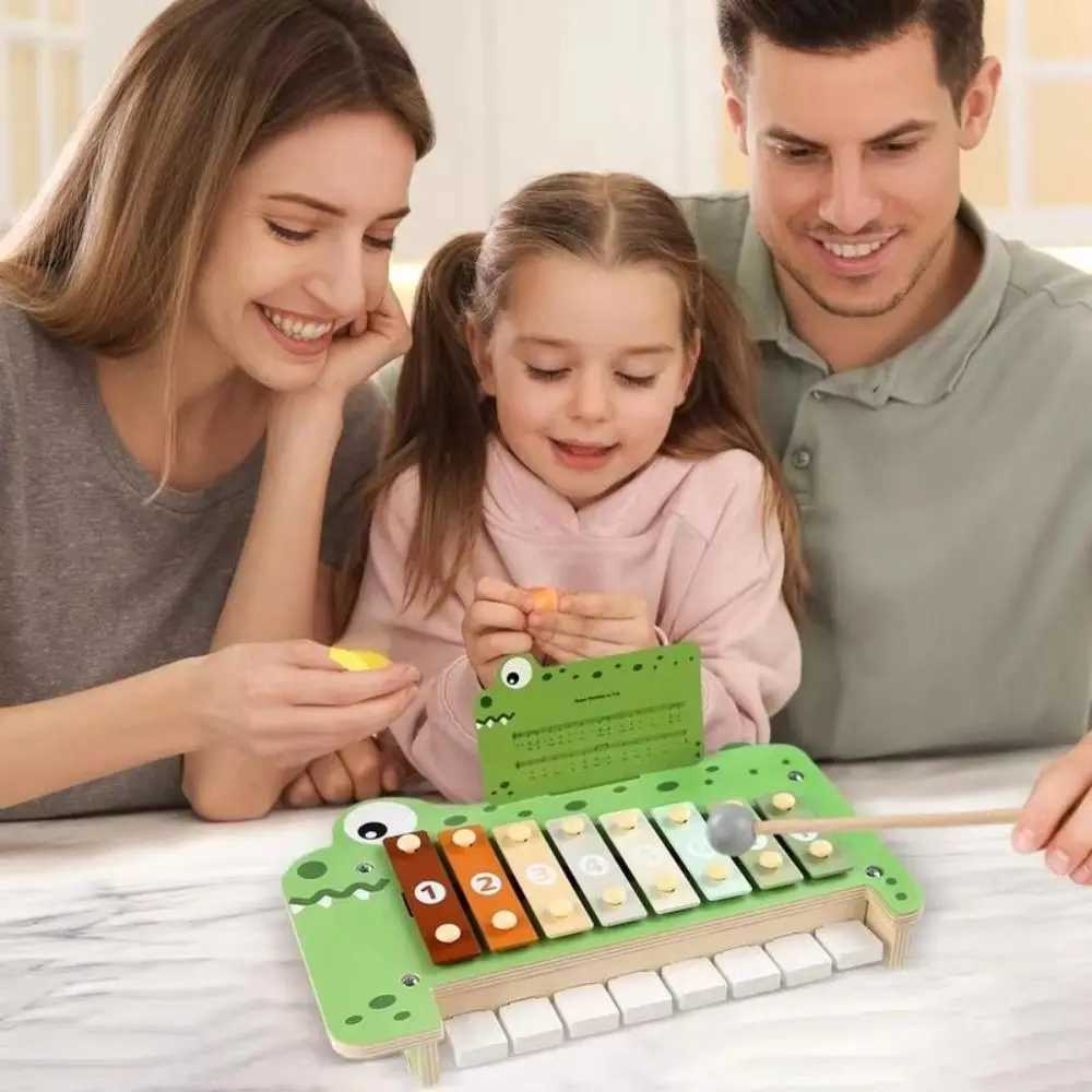 Plastic Musical Piano Toy Sound Montessori Kids Keyboard Xylophone Music Learning Early Education Music Instrument Toys C250913