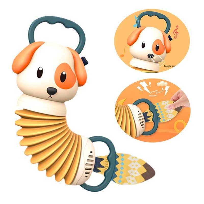 Cartoon Dog Music Accordion Toy Instruments Learning Early Education Interactive Musical Soothe Baby Toys For Children Gifts C250913