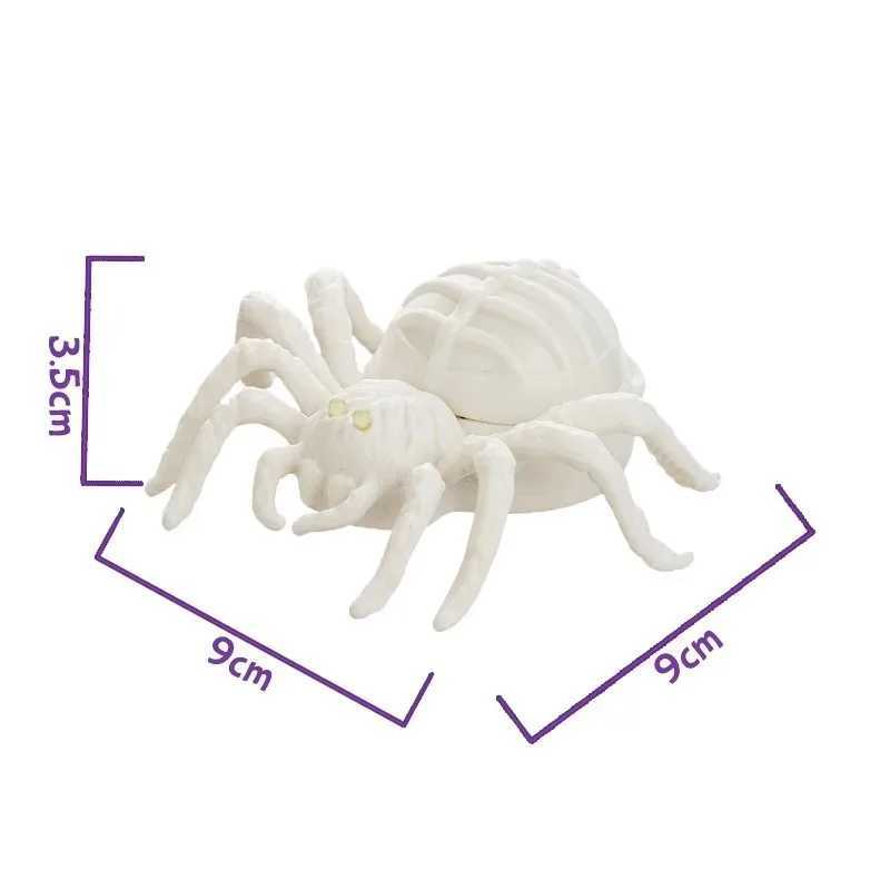 Floating Hanging LED Spider Lights Halloween Party Decoration Waterproof Cobweb with Bright Illuminated Spiders for Garden Yard C250913