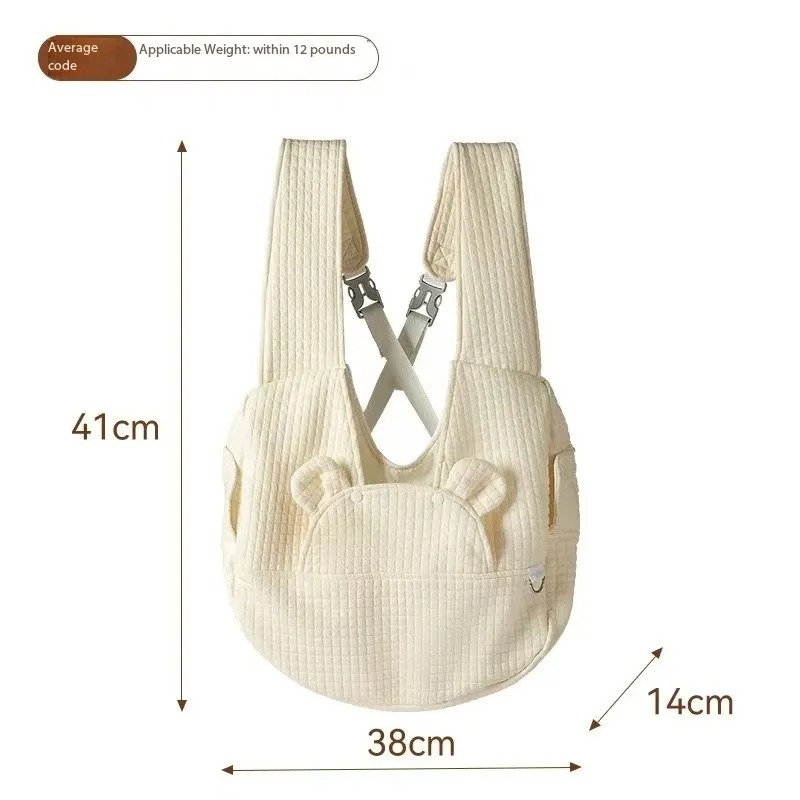 Dogs go out with portable backpacks pet backpacks dog bags carrying dog artifacts, cats, small and medium-sized dogs, carrying chest cat bags Dog bag