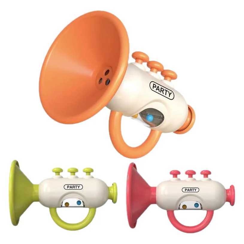Small Trumpet Childrens Toys Baby Blowing Music Sound Instrument Trumpet Harmonica Blowing Boys and Girls C250913
