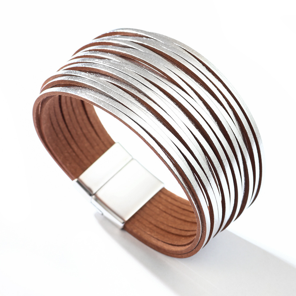 Fashion Student Best Friend Gift Bracelet Multiple Braided Leather Bracelets High-end Feel ddmymoon