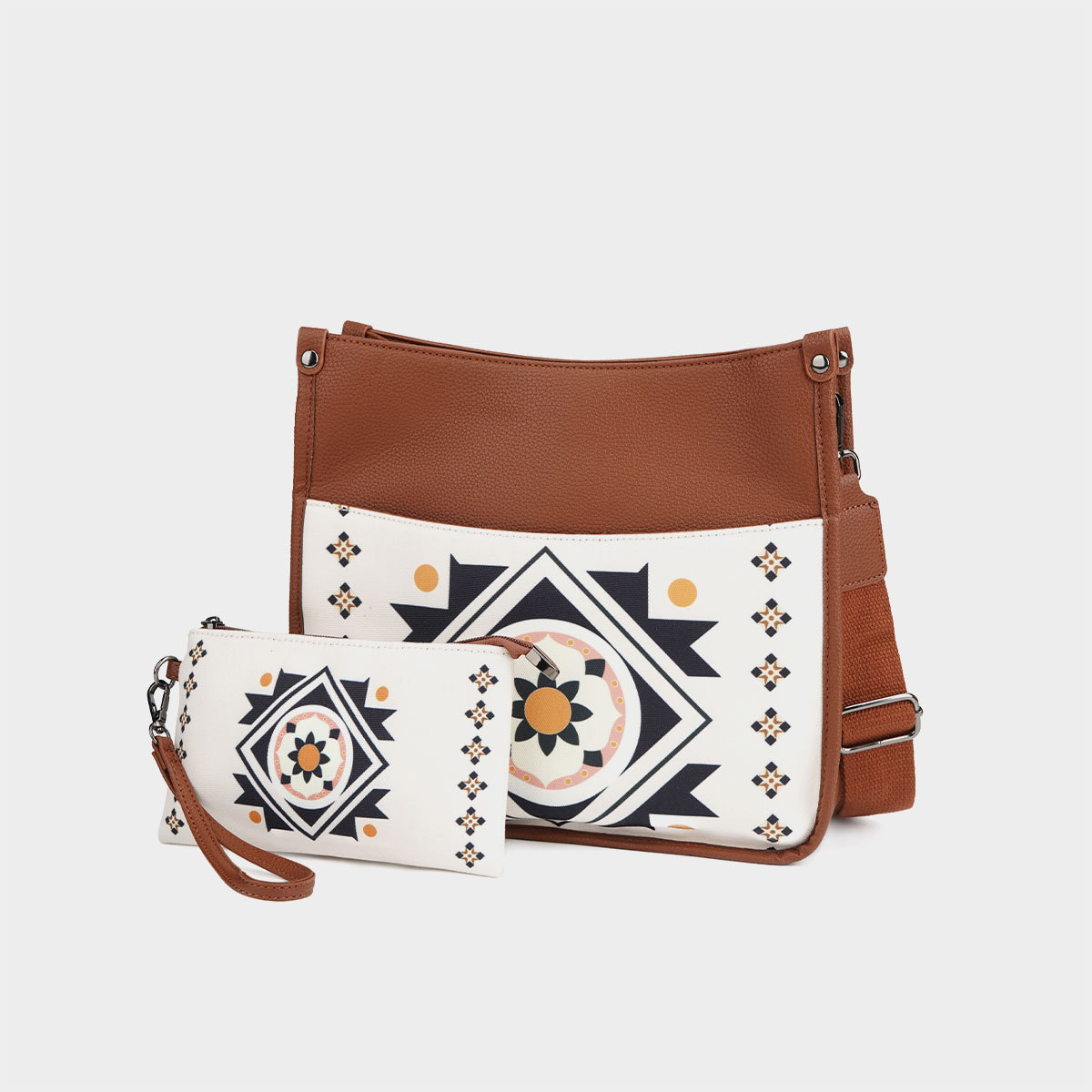 HERMIN 2025 new retro western bohemian style women's shoulder crossbody bag fashionable
