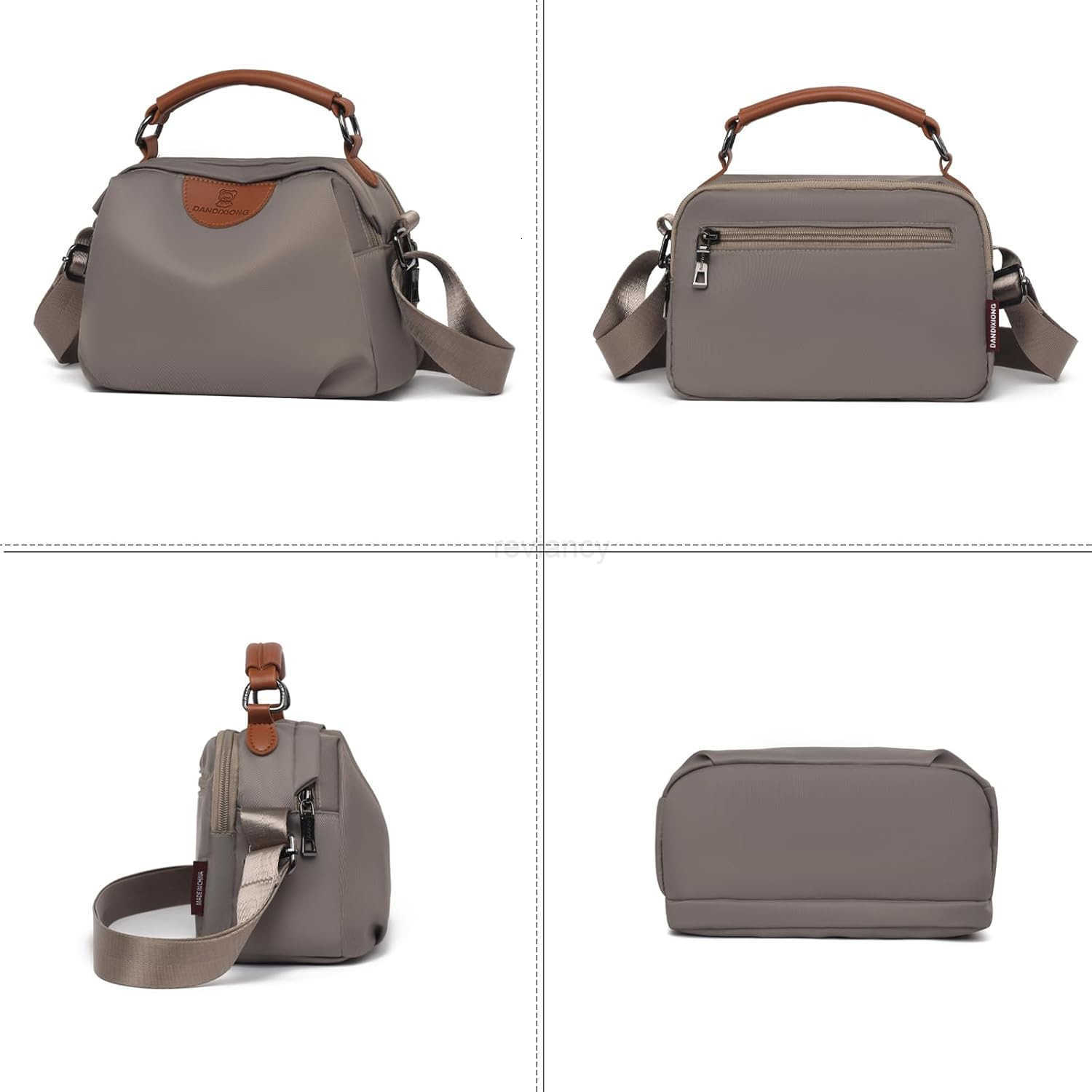 Crossbody Bags for Women Small Shoulder Bag Nylon Simple Purse with Zipper Lightweight Casual Mini PurseW250913