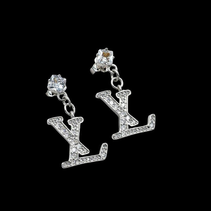 10A Designer Earrings Women Gold Earrings Luxury Hoop Earrings Extravagant Studs Classic Simple Earring Steel Silver Letter Engagement Jewelry Valentine's Day