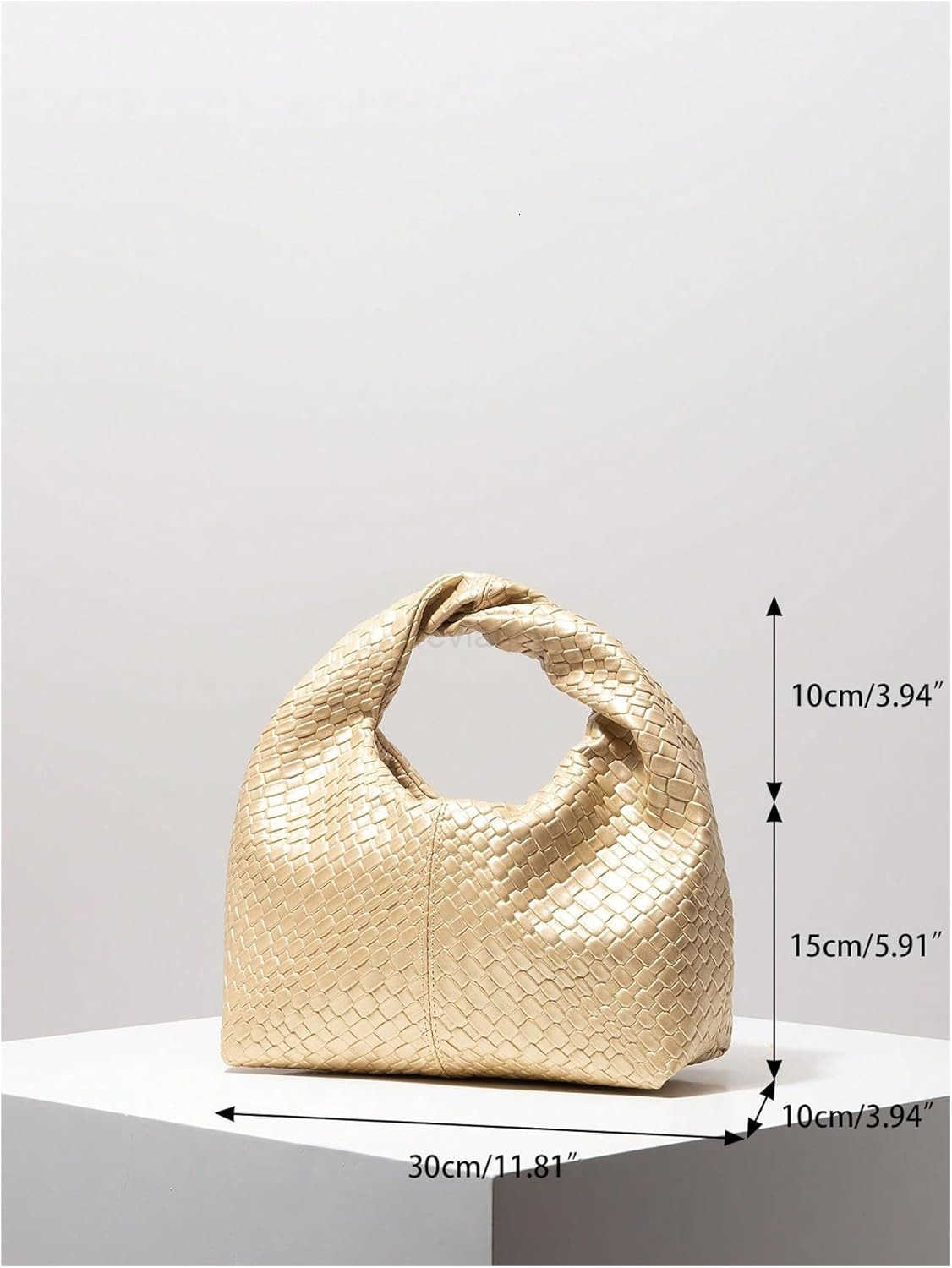 Womens Ruched Hobo Mini Handbag Clutch Purse Dumpling Pouch BagW250912