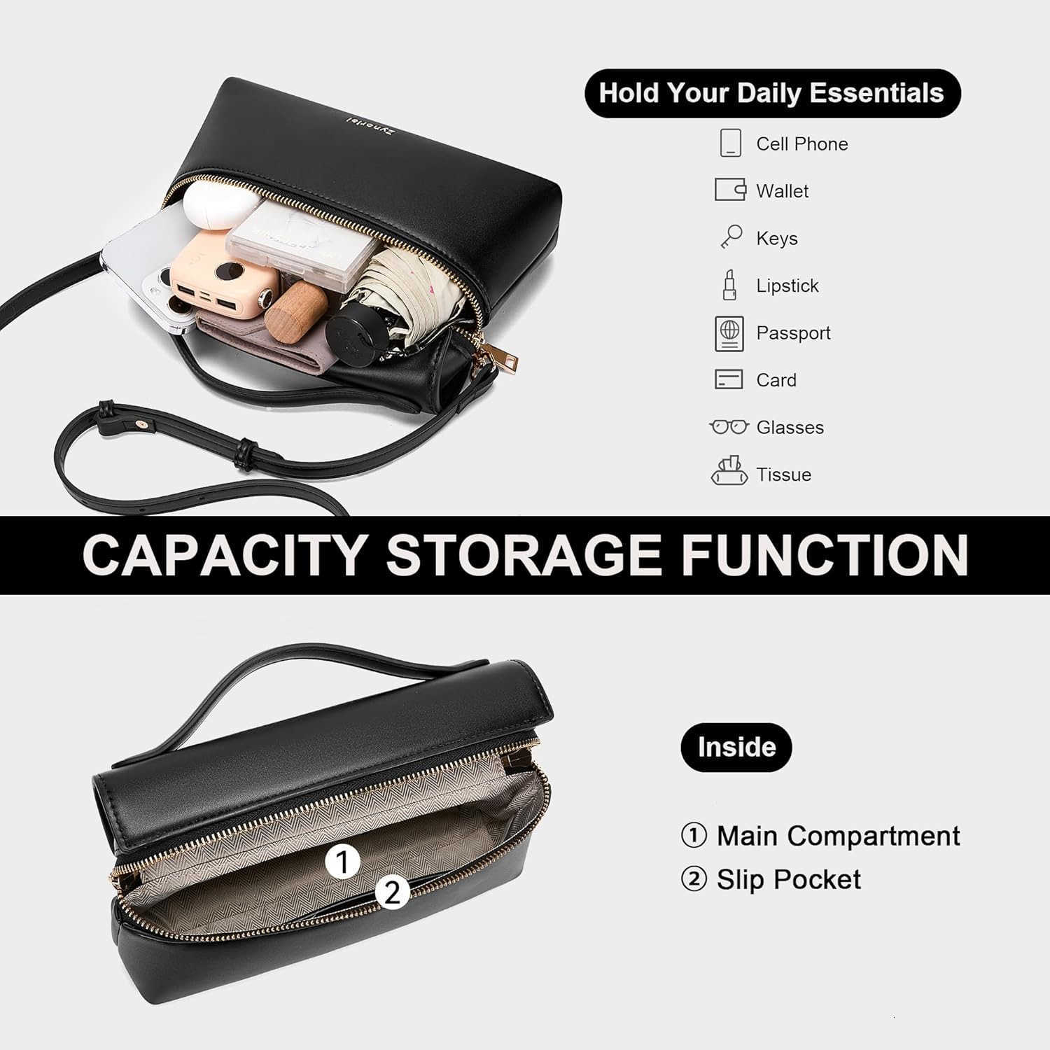 Womens Top Handle Bag Small Crossbody Bags Trendy Handbag Purses For women Shoulder Bag With Adjustable StrapW250913