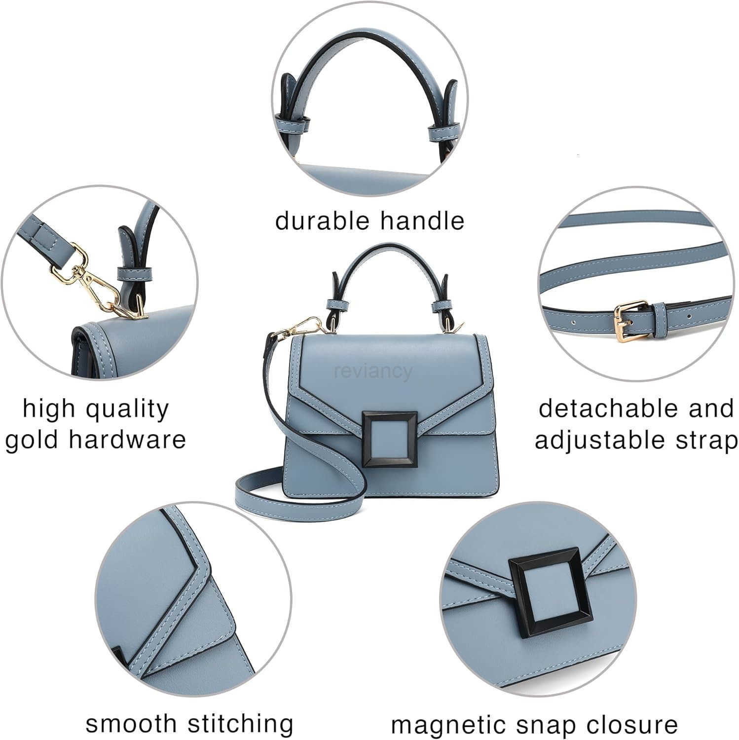 Mini Top Handle Satchel Crossbody Shoulder Bag H2077W250913