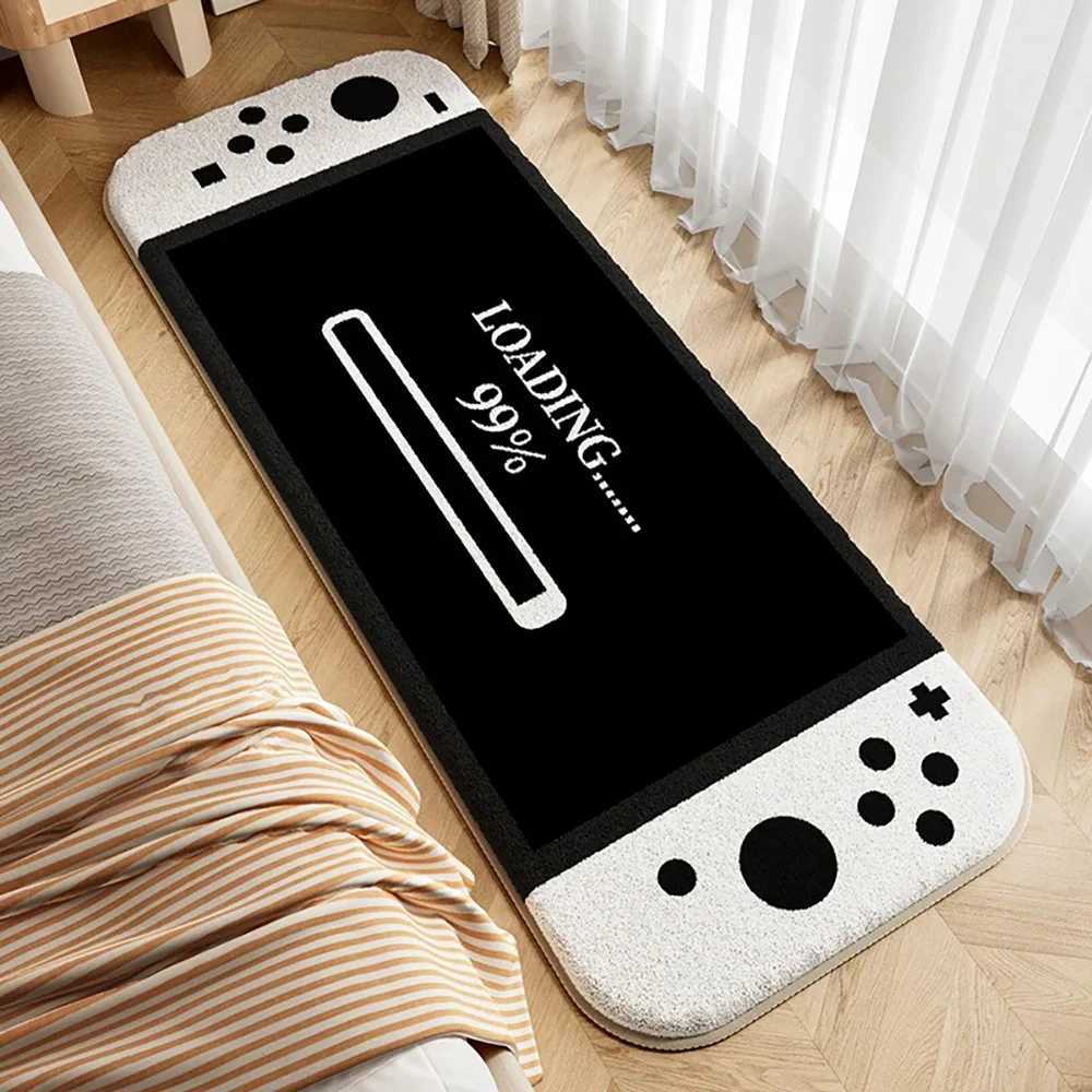 VIKAMA Gaming Console Faux Wool Carpet Retro Video Game Area Rug for Sofa Bedroom Bedside Durable NonSlip Gamer Home Decor C250913