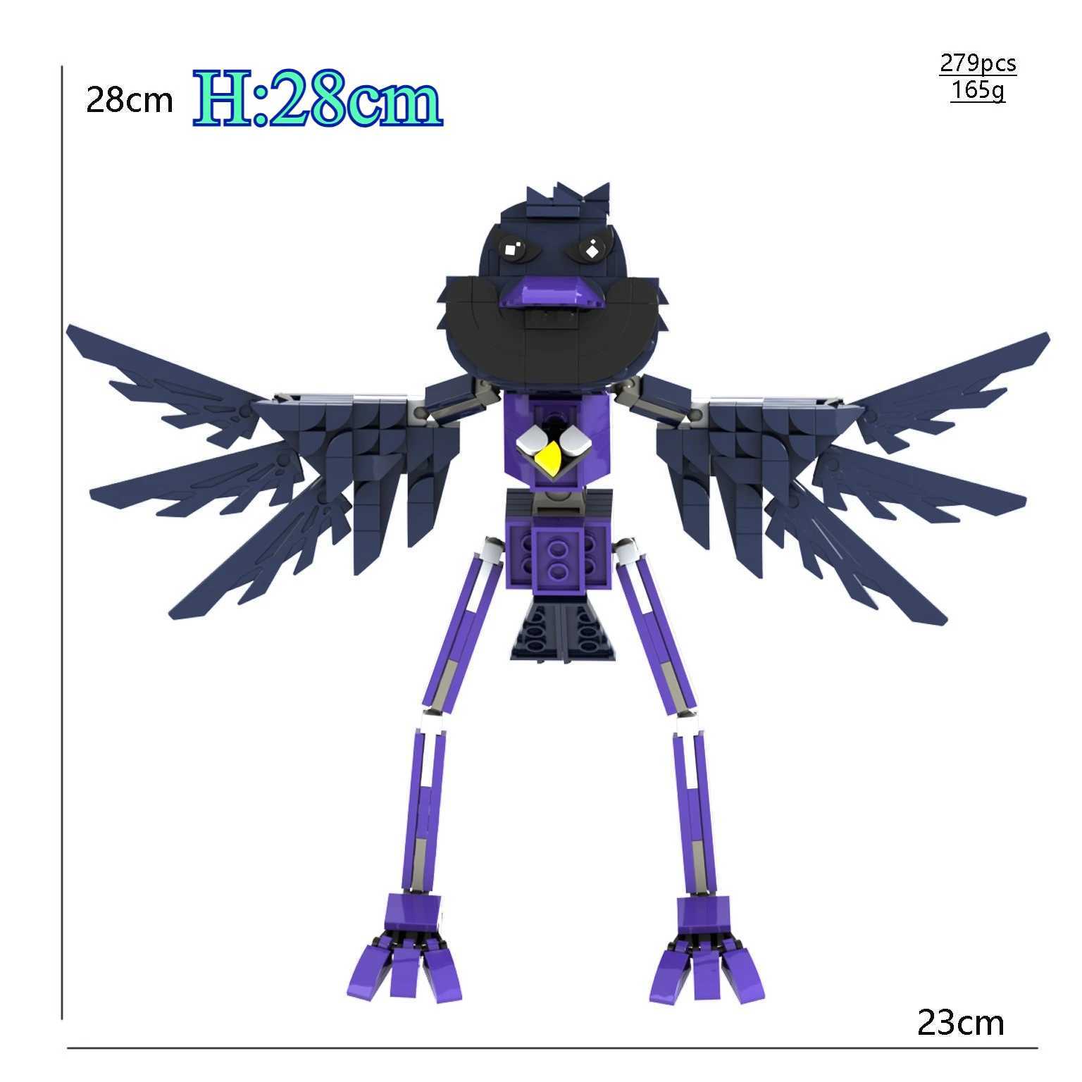 Nightmare Poppi Catnap Monster Building Blocks Smile Critter Animation Bricks Model Toys For Kids Boys Birthday Christmas Gift X250913
