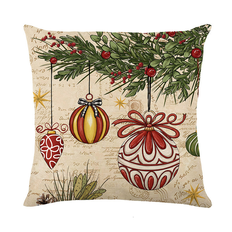 Premium Christmas Pillow Cover with Core free Polyester Bedhead Cushion, Amazon's New Sofa Pillow Pillow Case