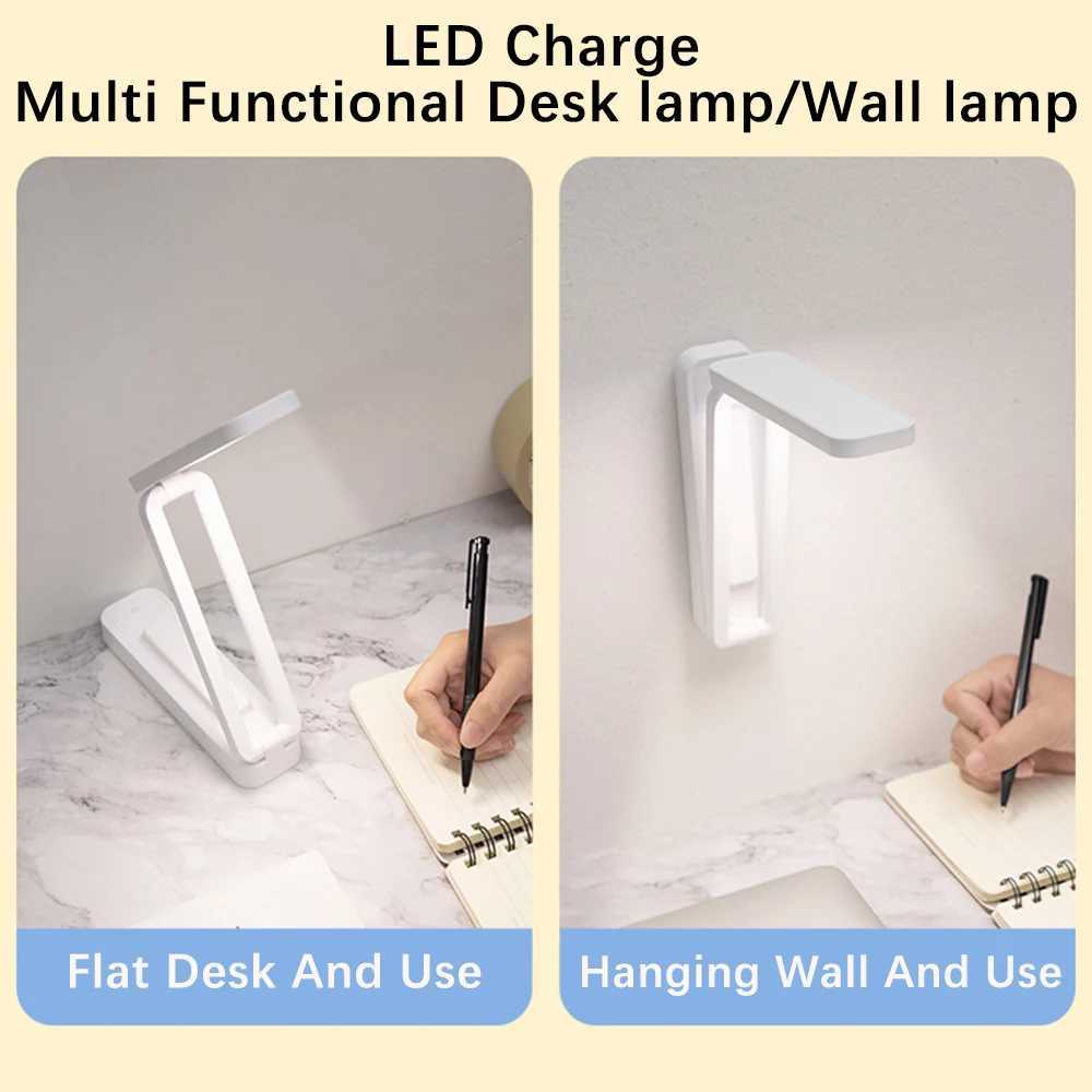 Rechargeable Table Lamp Dimmable Night Light Folding LED Touch Home Dormitory Bedroom Desk Lighting Remote Control wall Led Lamp C250913