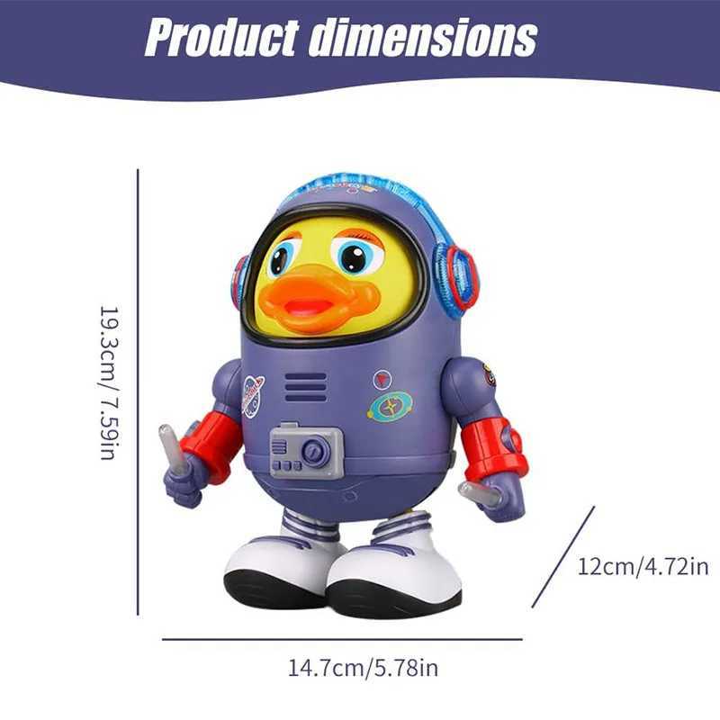 Baby Duck Toy Musical Interactive Toy Space Elements for Infants Babies Kids Gifts Electric with Lights and Sounds Dancing Robo C250913