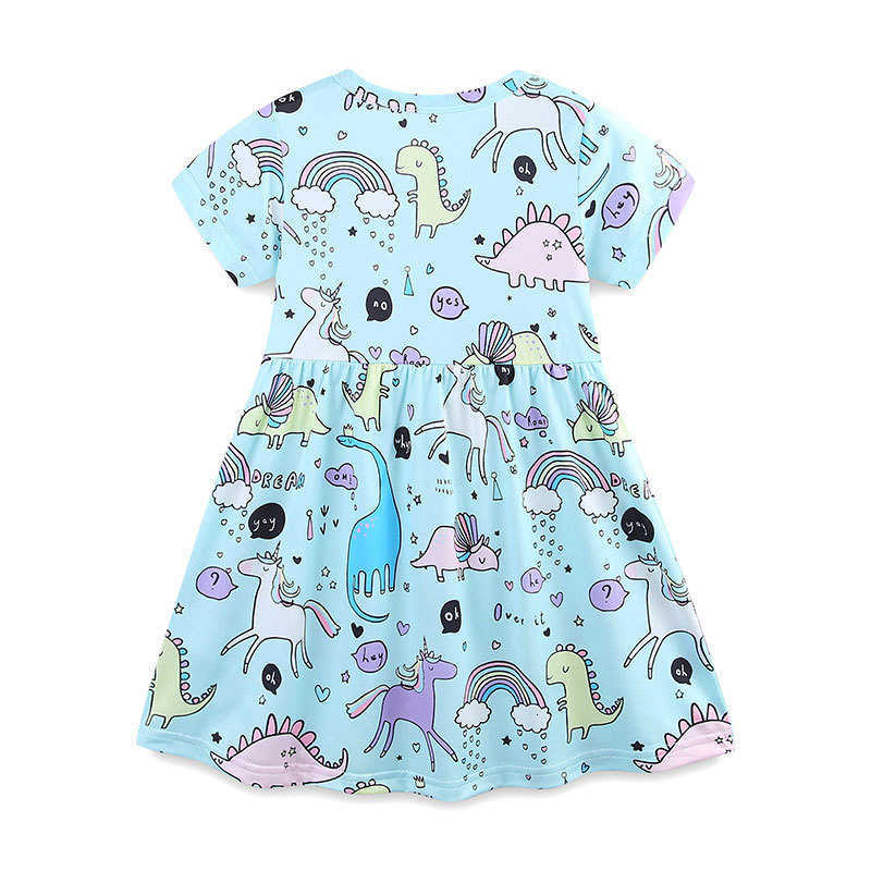 Summer Girls' Dress Children's Dress Printed Pattern OEM