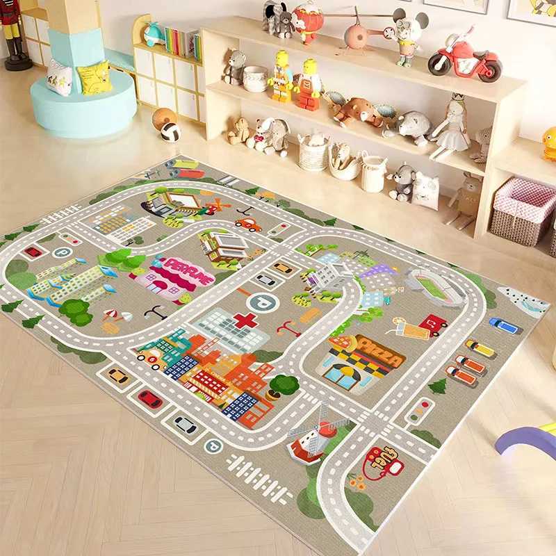 VIKAMA Cartoon Four Seasons Early Education Childrens Rolling Pad Living Room Crystal Felt Carpet Home Decoration C913 H260226