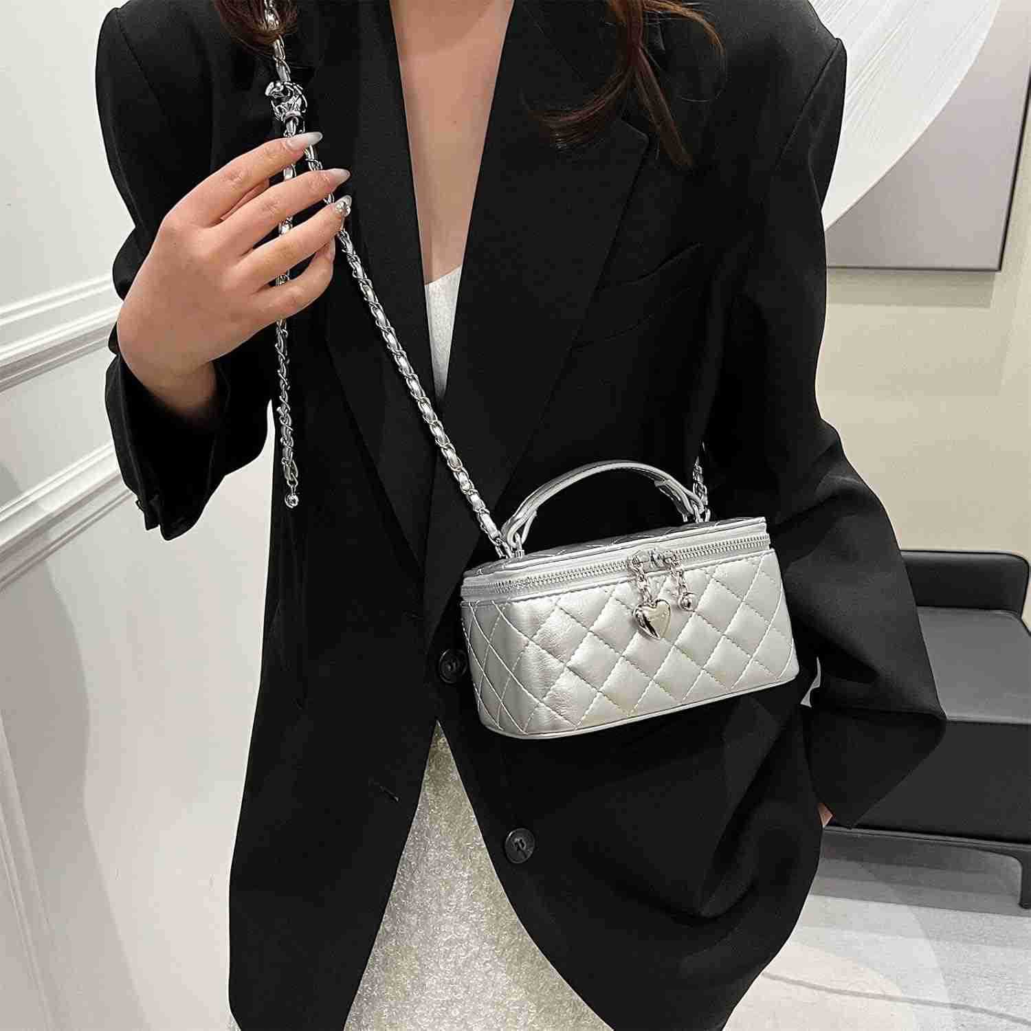 Square Handbag Purse for Women Chain Designer Crossbody Shoulder Bag Mini TopHandle PouchW250913