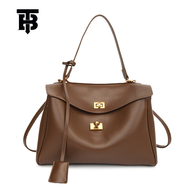 TB BHULAMTE Designer Bag Cross-border High-end Luxury Bag Texture Simple Underarm Bag For Women 2025 New Large Capacity Tote Bag Commuter Shoulder Cro