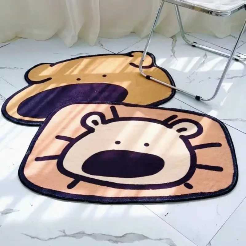 VIKAMA Cartoon Dog Carpet Bedroom Bedside DirtResistant Foot Living Room Sofa Coffee Table AntiSlip Mat Home Decoration C913 H260226