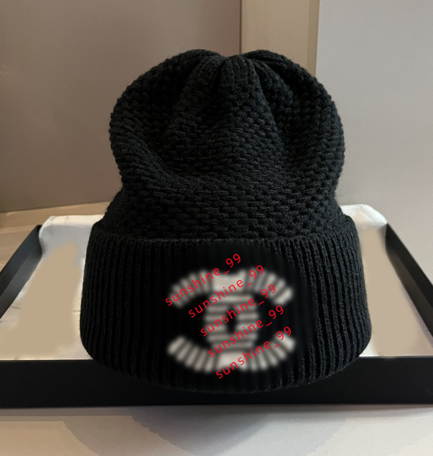 Winter chanlle Beanie women's soft hat Cashmere hat casquette Luxury designer men's warm hat Trucker hat