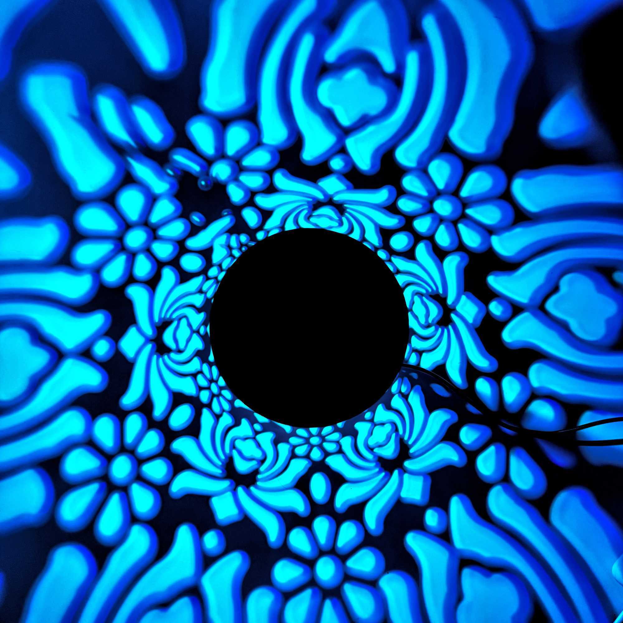 1pc Flower Pattern Ambient Light with USB Power Supply Touch Control 7 Colors Ambient Decorative Light Gift C250913