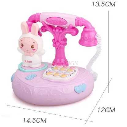 Baby and childrens toy simulation telephone landline boy music intelligence early education 01 years old 6 to 12 C250913