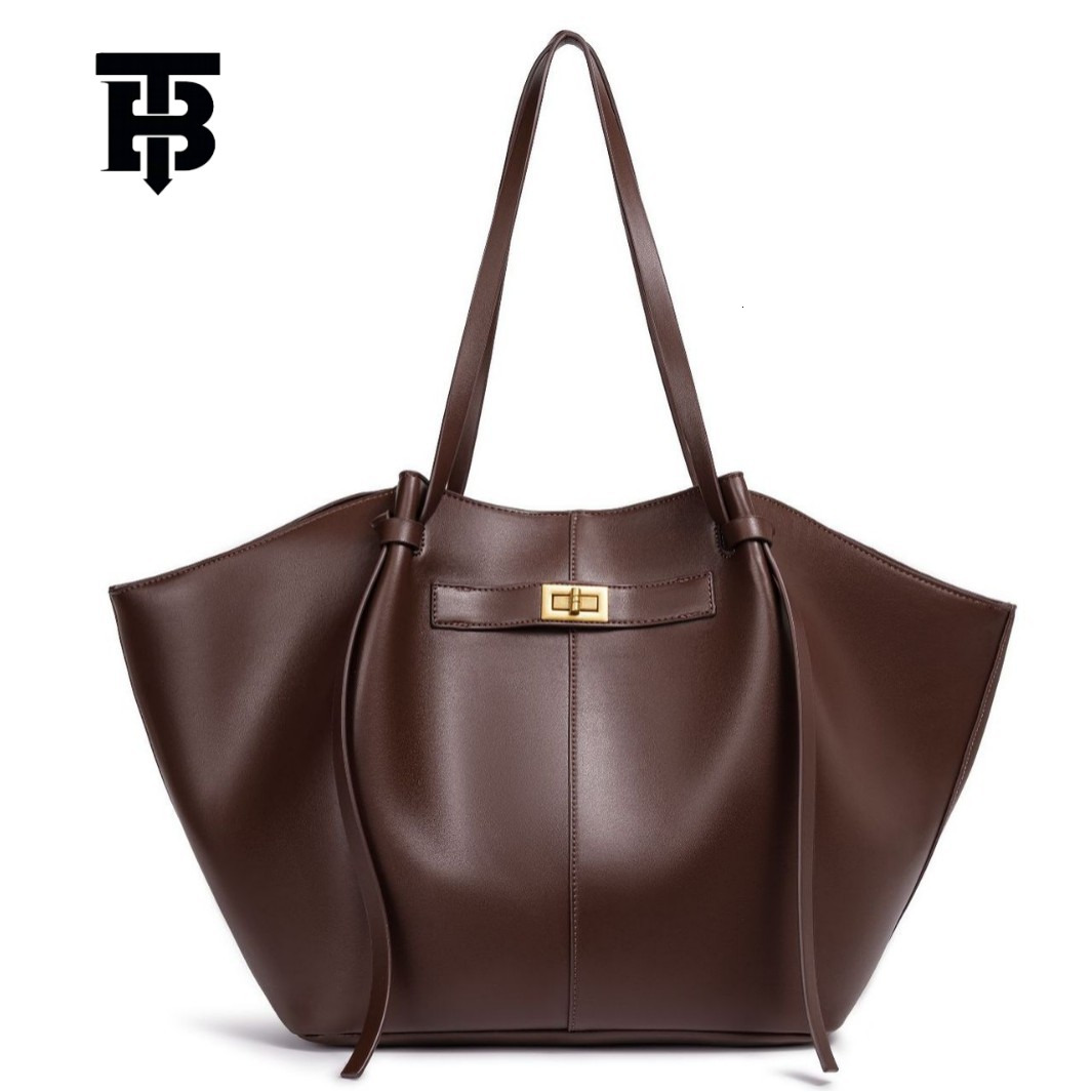 TB BHULAMTE Designer Bag 2025 New Korean Fashion Large Luxury bag Capacity Tote Bag for Women, Simple Casual Underarm Bag for Commuting