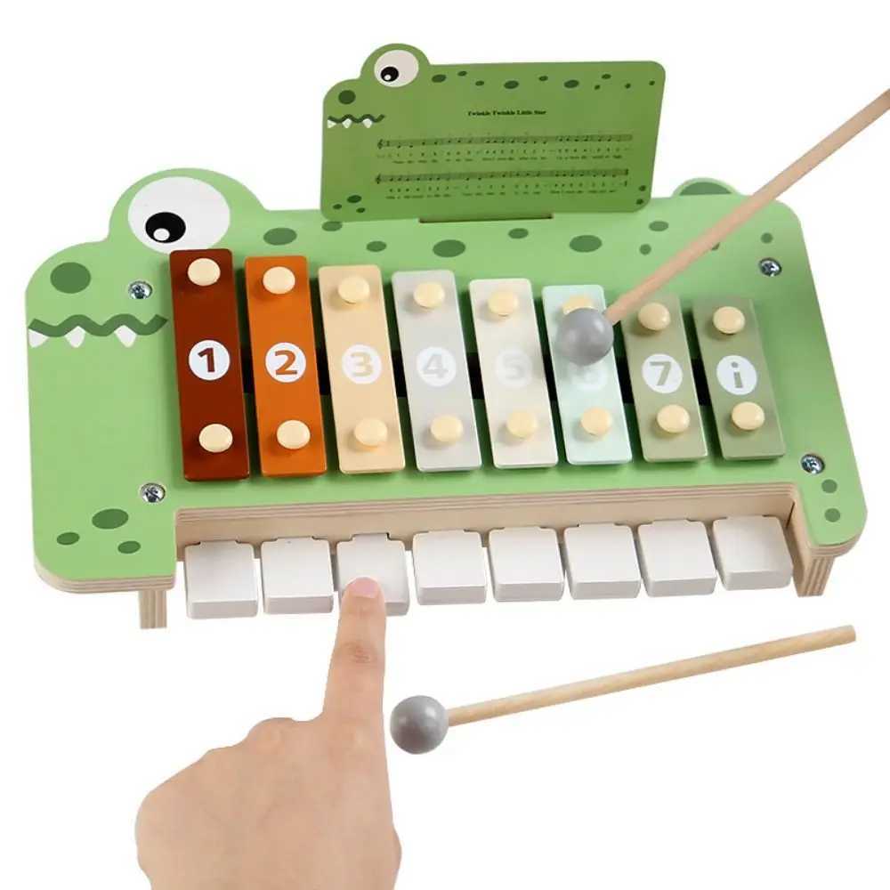 Plastic Musical Piano Toy Sound Montessori Kids Keyboard Xylophone Music Learning Early Education Music Instrument Toys C250913