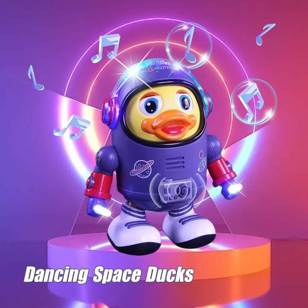 Baby Duck Toy Musical Interactive Toy Space Elements for Infants Babies Kids Gifts Electric with Lights and Sounds Dancing Robo C250913