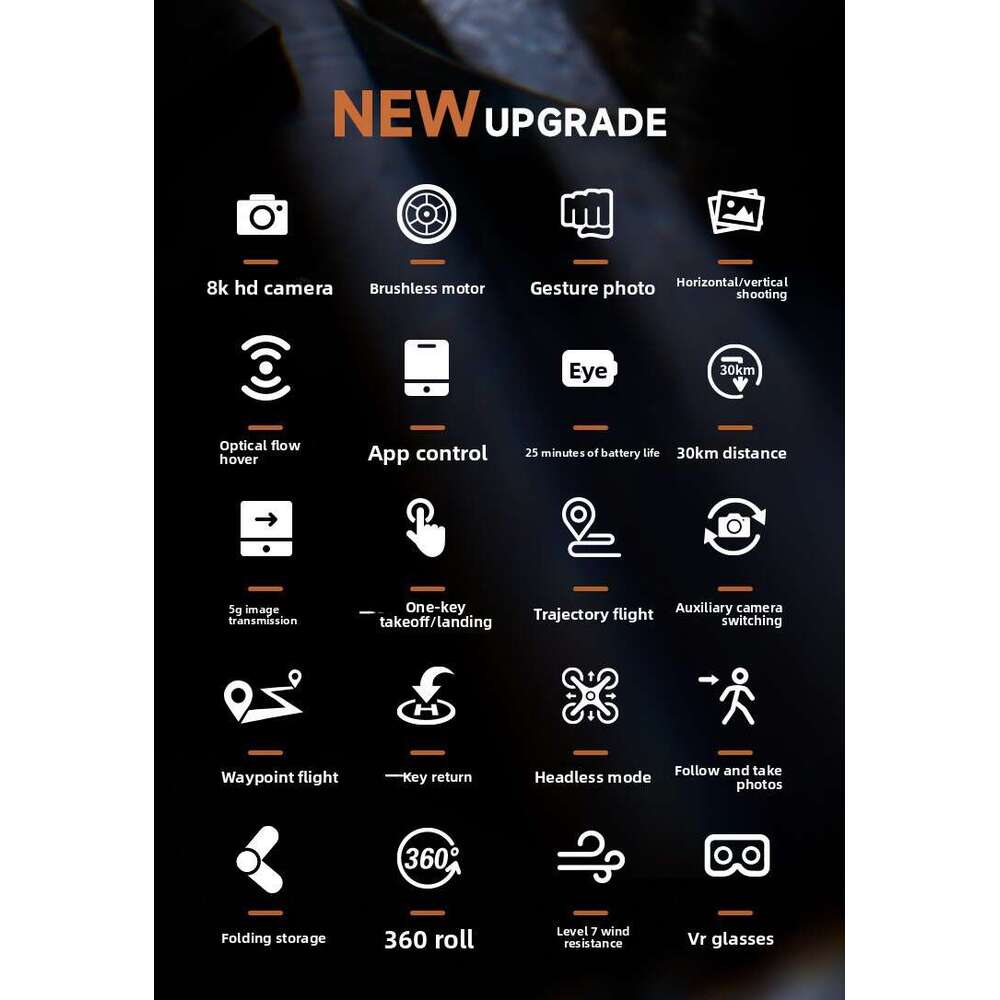 M5 Three Camera Drone HD Aerial Photography Remote Control Aircraft Optical Flow Positioning Quadcopter Foldable remote-controlled helicopter