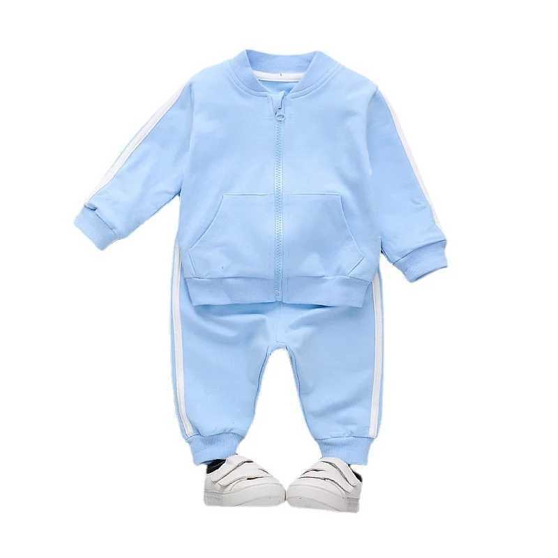 New Spring Autumn Baby Girls Clothes Children Boys Casual Jacket Pants 2PcsSets Toddler Cotton Costume Infant Kids Tracksuits C250913