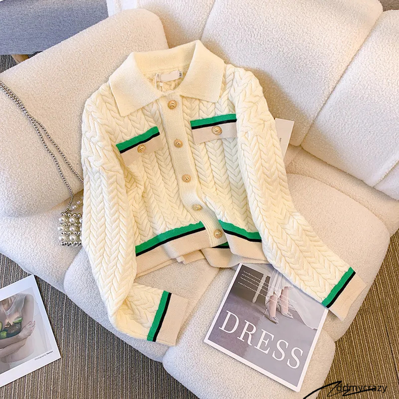 Xiaoxiangfeng Knitted Suit Womens Autumn Highend Elegant Casual Fashion Wideleg Pants Twopiece Set 250718 ddmycrazy