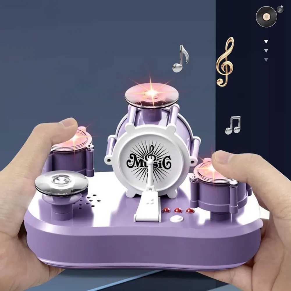 Electric Creative Finger Drum Mini Touch Desktop Drum Set Kids Music Learning Toys Funny Game Christmas Gifts VG239 C250913