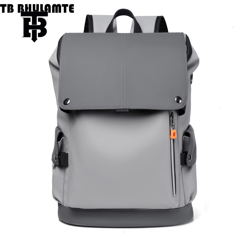 TB BHULAMTE Designer Leather PU Backpack Luxury Bag Fashion Cool Neutral Backpack Luxury Bag Multi Functional Personalized Laptop Backpack
