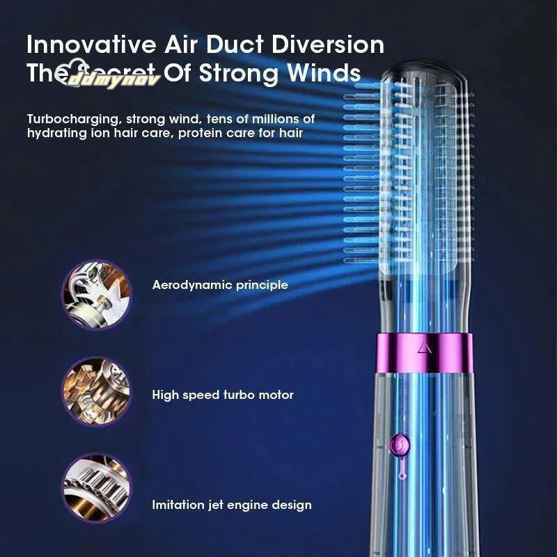 2025 Electric 5in1 Multifunctional Straightener Negative Ion Hair Care Curler Blow Dryer Styling Set Strong Wind ddmynov