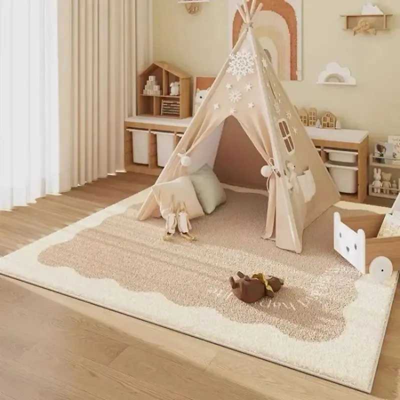 VIKAMA Imitation Cashmere Cartoon Cute Carpet Family Childrens Room Cream Wind NonSlip Mattress Bedroom Baby Crawling Blanket C250913