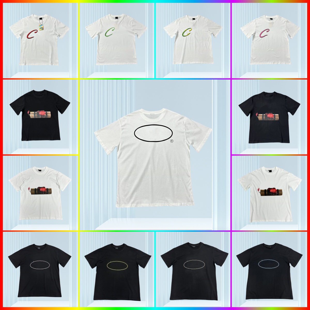 Men's fashion designer T-shirt fashion hip-hop casual Devil's Island short sleeved men's and women's fashion brand cotton T-shirt