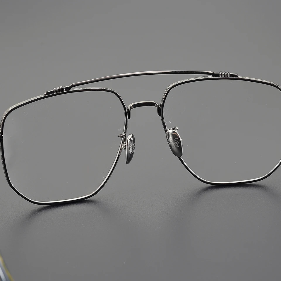2025 Optical Fashion Pilot Men and Women Driving Prescription Glasses High Quality Polygonal Large Frame 250912