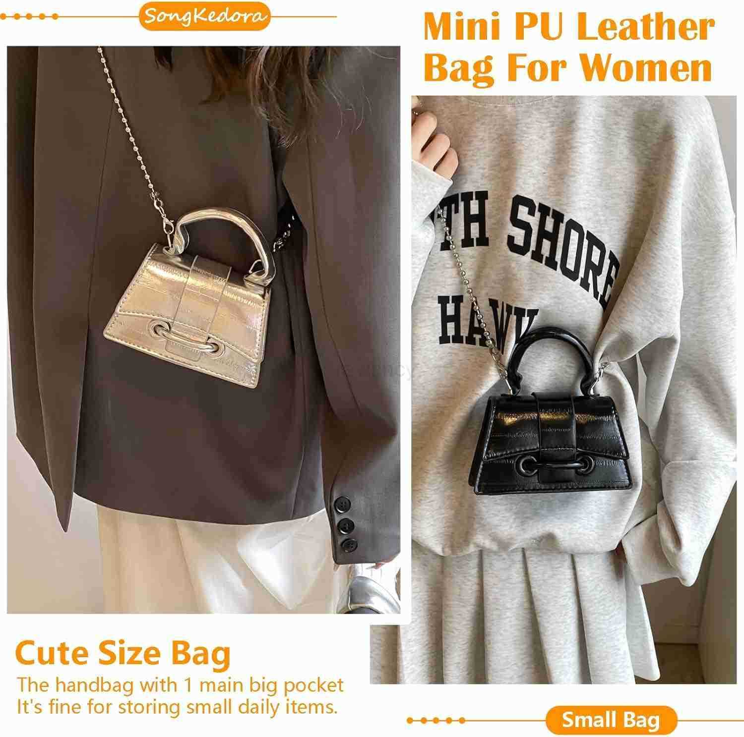 Mini Crossbody Handbag Small Cute Purse Tiny Clutch Trendy Bag Top Handle Shoulder Bag for Prom WeddingW250913