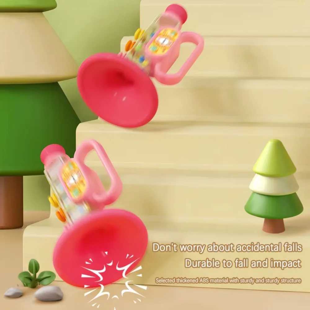 Cartoon Rabbit Trumpet Mini Multi Function Playable Musical Instrument Funny Early Educational Creative Learning Horn Toy Gift C250913