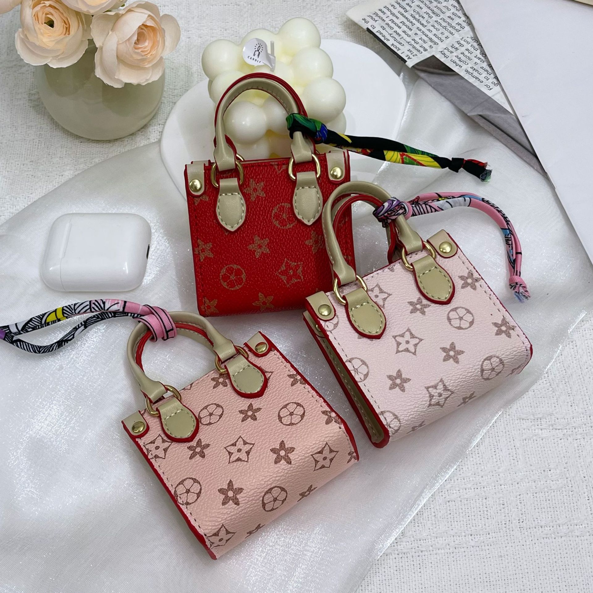 Designer Bag Tote Bag Mini Coin Purse Mini Bag Pendant Earphone Case Key Bag Car Hanging Ornament Surprise Baby Mini Bag free shipping