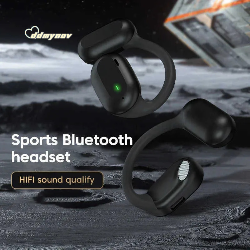 Wireless BT OWS Open Headset Air Conduction Ear Hook Earphones Handsfree Noise Cancelling Sports Headphones M250819 ddmynov