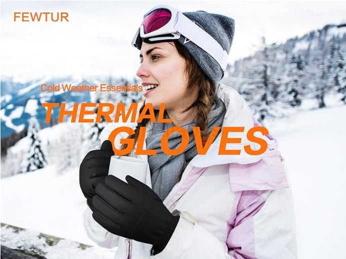 Winter Gloves for Women Running in Cold Weather Touchscreen Gloves for Bike Hiking W250913