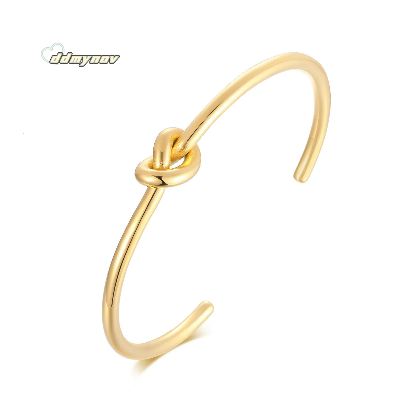 Open Designer Bracelet, Knot Fashion Bracelet Cross-border Wholesale Simple European And American Women's Style Jewelry ddmynov