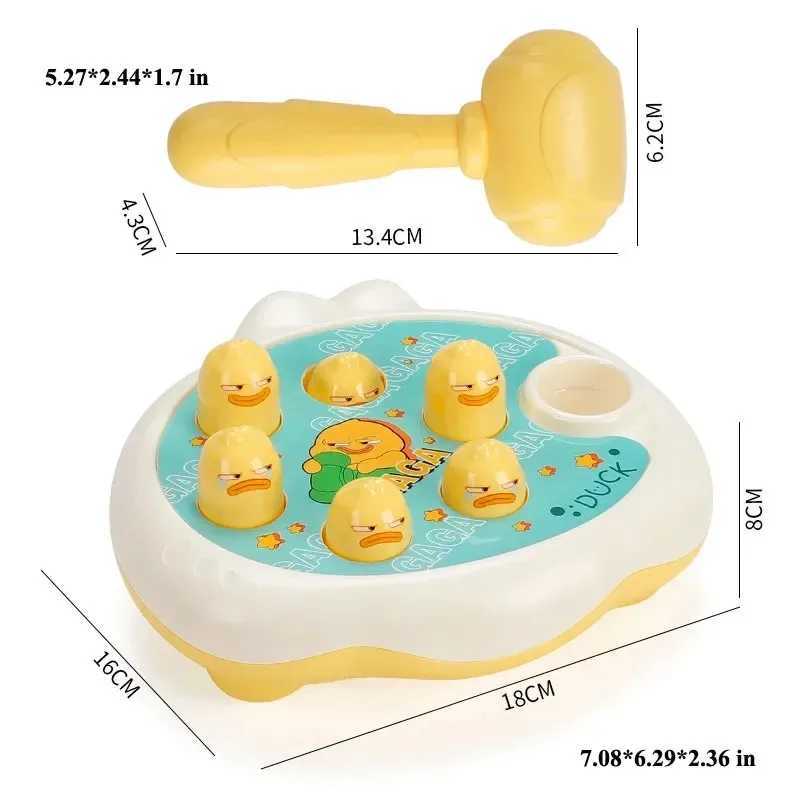 DuckFrogPig Baby Toy Montessori Learning Game Educational Puzzle Gift for 12 24 Months Toddler BoyGirl with Hammer C250913