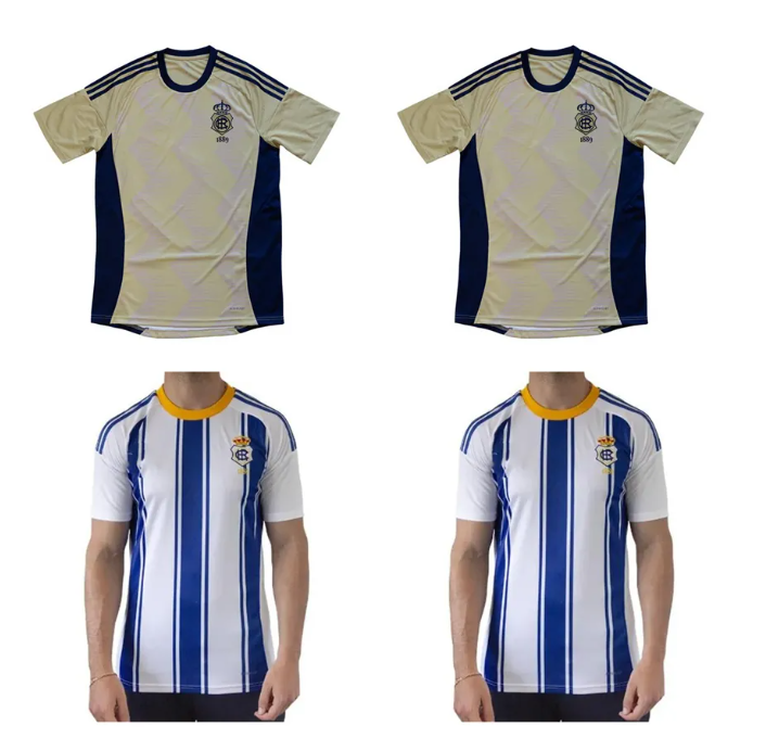 25 26 Recreativo de Huelva Soccer Jerseys 2025 2026 Nunez Montoro Vazquez Diaz Menosse Anton Mesa Cayetano Dominguez Rios men football shirts Home Away Trikot